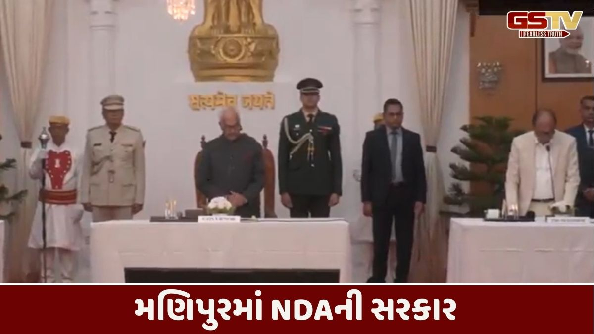 યુમનામ ખેમચંદ બન્યા મણિપુરના નવા મુખ્યમંત્રી, બે નાયબ મુખ્યમંત્રીએ લીધા શપથ