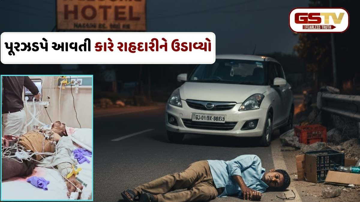 Mehsana news: કડી-નંદાસણ રોડ પર હિટ એન્ડ રનની ઘટના, રાહદારીનું કરુણ મોત