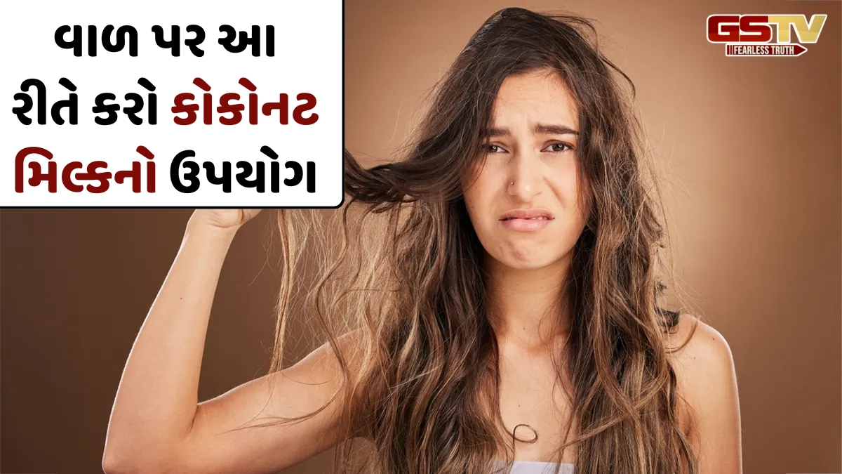 Hair Care / શુષ્ક વાળ પણ બનશે રેશમી અને જાડા, અઠવાડિયામાં બે વાર કરો કોકોનટ મિલ્કનો ઉપયોગ
