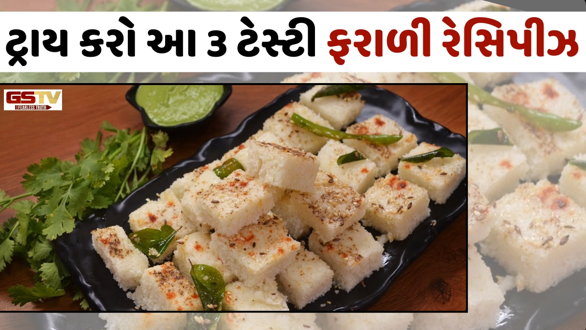 Recipe: ફરાળી ઢોકળા અને ઢોસા બનાવશે તમારી શિવરાત્રી ખાસ, ટ્રાય કરો આ 3 ટેસ્ટી રેસિપીઝ