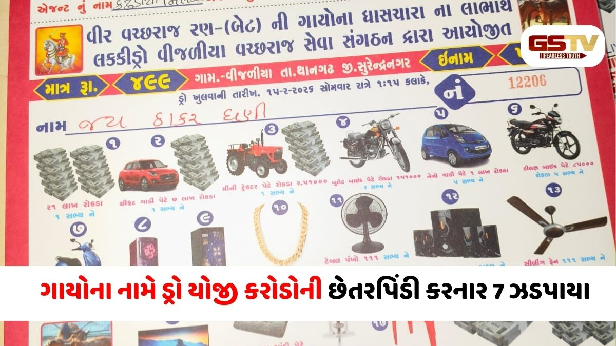 Surendranagar/ ગાયોના ઘાસચારાના નામે 'ડ્રો'નું મોટું કૌભાંડ? કરોડોની છેતરપિંડીની શંકાએ 7 સામે પોલીસ ફરિયાદ