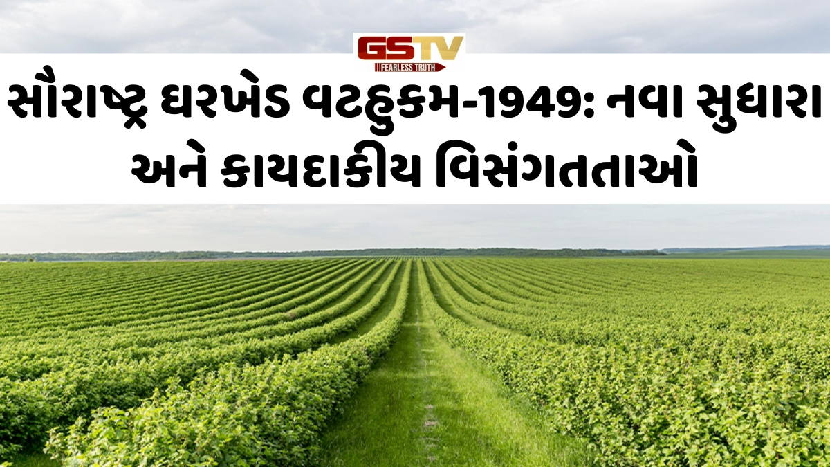 Business Plus: સૌરાષ્ટ્ર ઘરખેડ ખેતીની જમીન વટહુકમ-1949ના સુધારા કાયદાની વિસંગતતાઓ