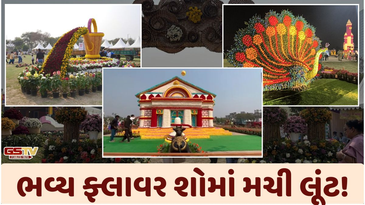 Viral Video/ ચોરી ઉપરથી સીનાજોરી! ફ્લાવર શોમાં ફૂલોની લૂંટ, ટોક્યા તો સામે જ ઝઘડવા માંડ્યા!