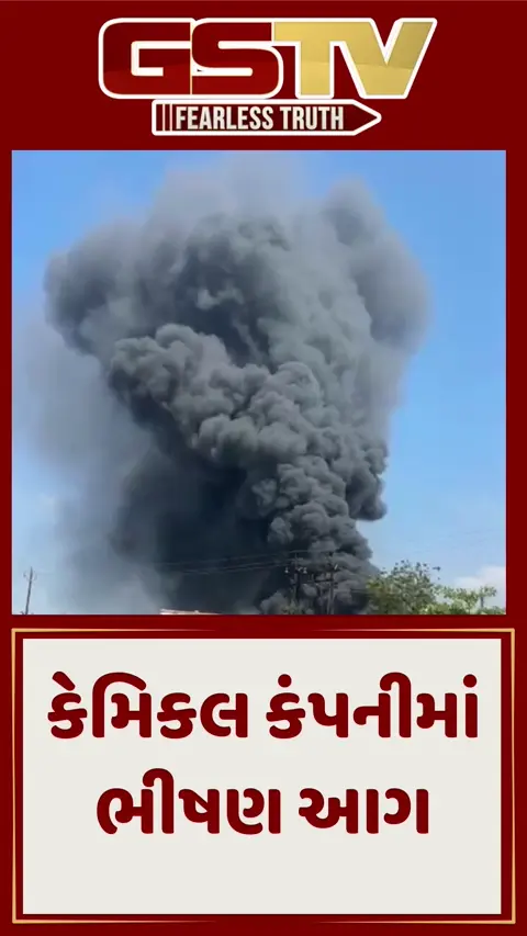 Vadodara Fire Video: સાવલીના લામડાપુરામાં કેમિકલ કંપનીમાં ભીષણ આગ, ધૂમાડાના ગોટેગોટા આકાશમાં દેખાયા