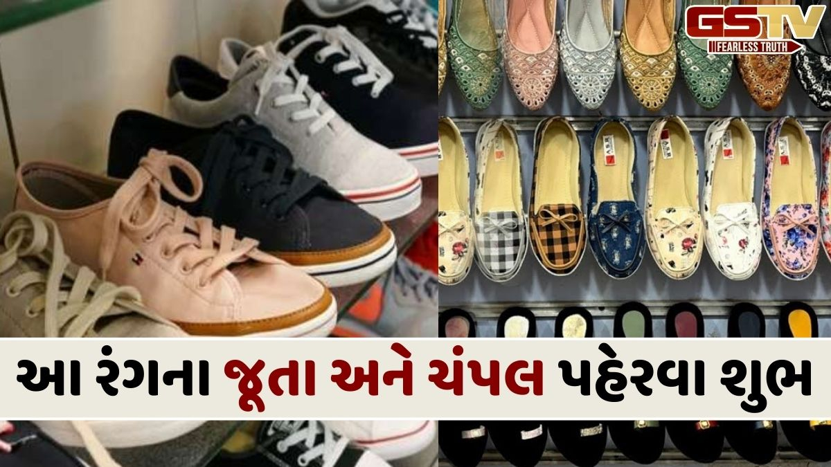 ભૂલથી પણ આ રંગના જૂતા અને ચંપલ ન પહેરો, જીવનમાંથી ગાયબ થઈ જશે સુખ-સમૃદ્ધિ અને શાંતિ