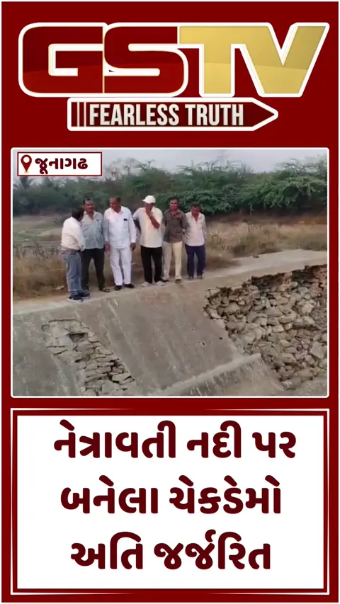 VIDEO: માંગરોળ પંથકમાં સિંચાઈ મુદ્દે ખેડૂતોની ચિંતા વધી, અનેક ચેકડેમો અતિ જર્જરિત હાલતમાં
