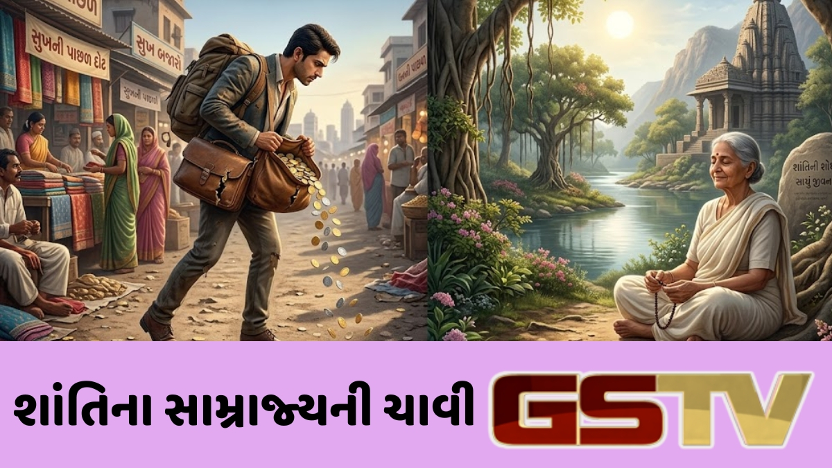 Dharmlok: સુખની પાછળ દોટ નહીં, શાંતિની શોધ એ જ સાચું જીવન