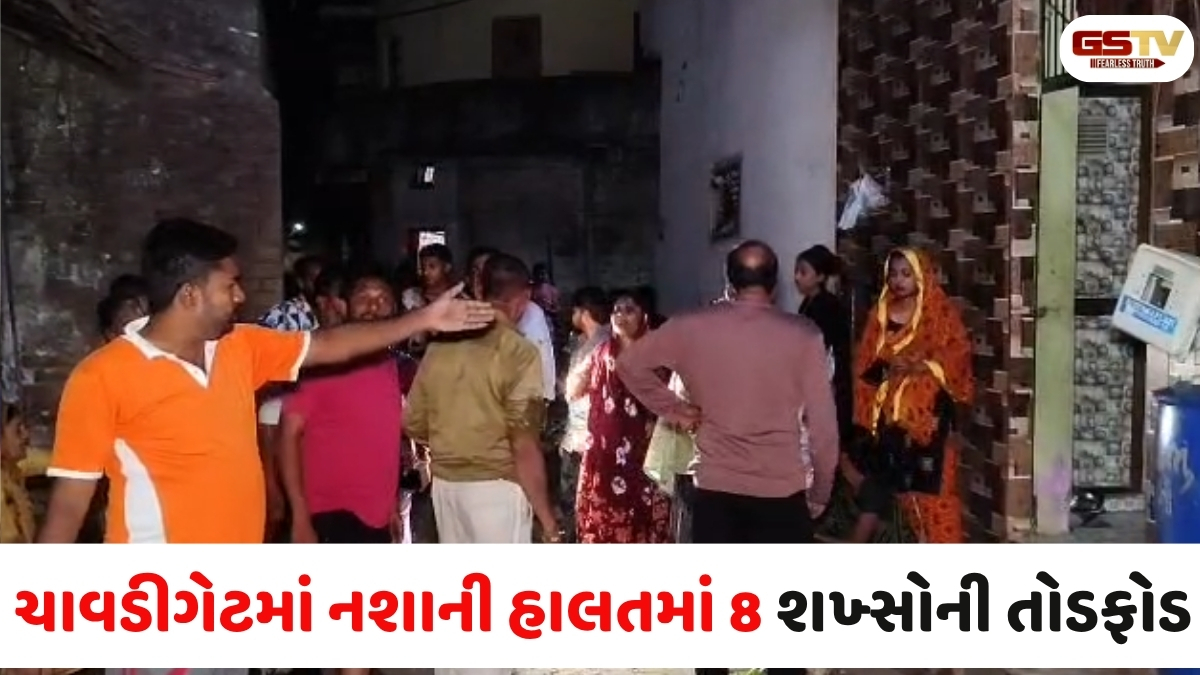 VIDEO: ભાવનગરના ચાવડીગેટમાં નશાની હાલતમાં 8 શખ્સોએ તોડફોડ કરી અને કેટલાકને માર્યો માર