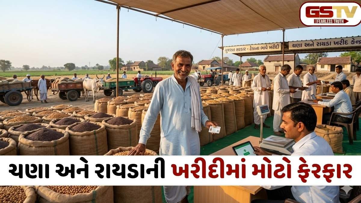 Gandhinagar: ખેડૂતો માટે મોટા સમાચાર! આવતીકાલથી ગુજરાતમાં ચણા-રાયડાની ટેકાના ભાવે ખરીદી શરૂ, જાણો નવી બાયોમેટ્રિક સિસ્ટમ
