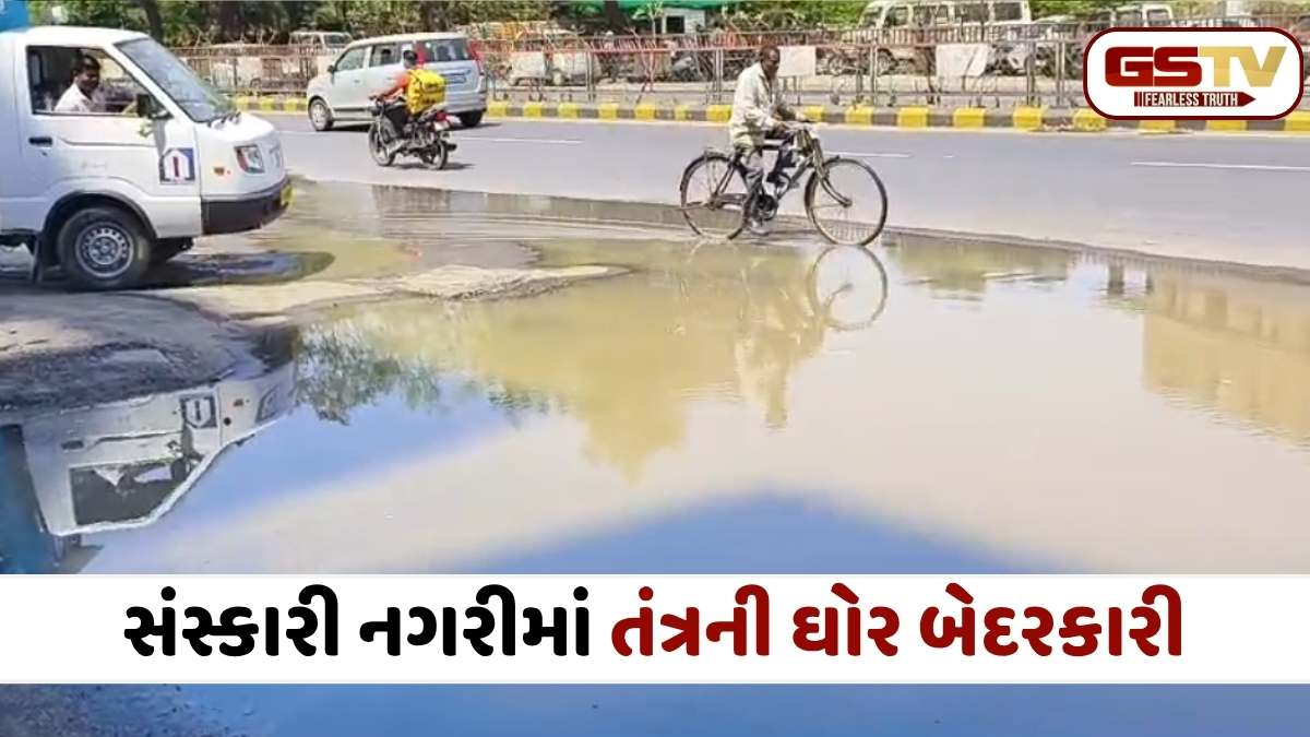 VIDEO: વડોદરામાં તંત્રની ઘોર બેદરકારી: મકરપુરા રોડ પર 6 દિવસથી લાખો ગેલન પાણીનો વેડફાટ, અધિકારીઓ નિદ્રાધીન!