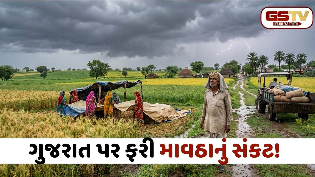 VIDEO: ખેડૂતોની ચિંતામાં વધારો: 3 દિવસ બાદ ફરી ગુજરાતમાં પવન અને ગાજવીજ સાથે ખાબકશે કમોસમી વરસાદ