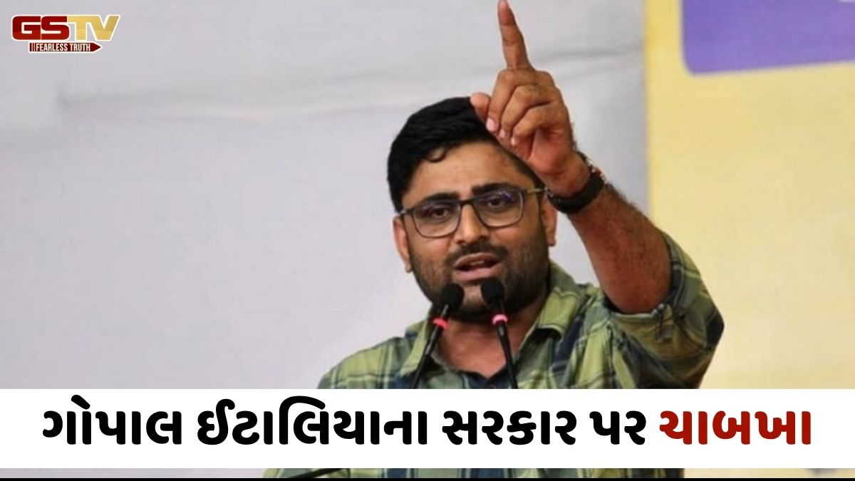 VIDEO: રાજ્યમાં 'ગન કલ્ચર' હોવાનો ઈટાલિયાનો દાવો, પોલીસે 'આપ' કાર્યકરોને ધમકાવ્યા હોવાનો આરોપ