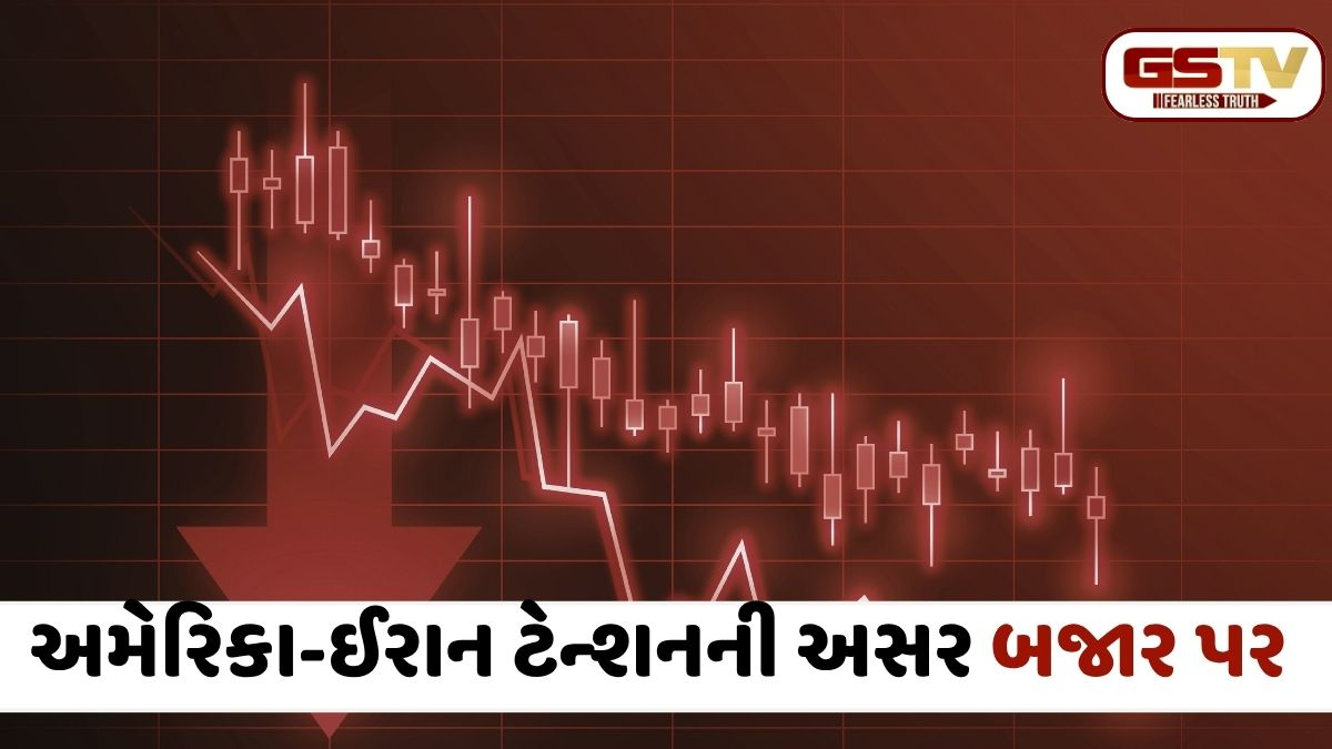 અમેરિકા-ઈરાન કટોકટી અંગે અનિશ્ચિતતાથી બજારો ચિંતામાં ; સેન્સેક્સ 1690 પોઈન્ટ ઘટ્યો; નિફ્ટી 22819 પર બંધ થયો