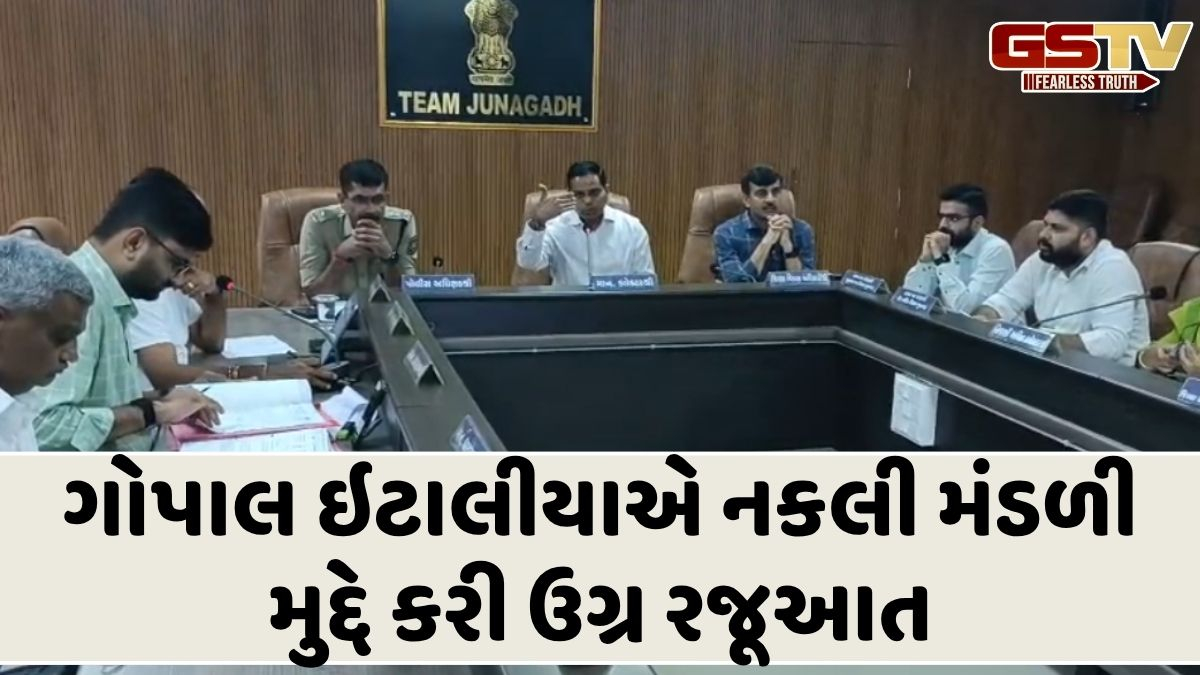 VIDEO: જૂનાગઢ કલેકટર કચેરીમાં યોજાઈ બેઠક, નકલી દૂધ મુદ્દે ધારાસભ્ય ગોપાલ ઇટાલીયાનું મોટું નિવેદન
