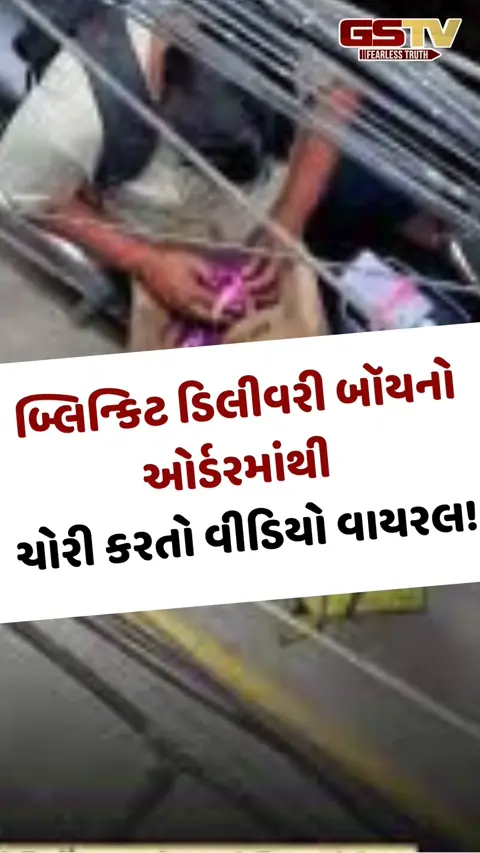 Viral Video: બ્લિન્કિટ ડિલીવરી બૉયનો ઓર્ડરમાંથી ચોરી કરતો વીડિયો વાયરલ!
