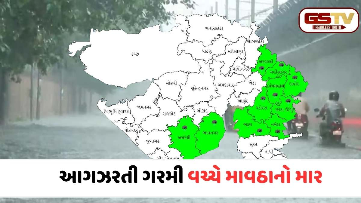 VIDEO: રાજ્યમાં ભીષણ ગરમીની વચ્ચે માવઠાનું મોકાણ, ગાજવીજ અને પવન સાથે વરસાદની આગાહી