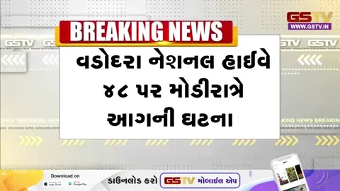 VIDEO / વડોદરાઃ જાંબુવા બ્રિજ નજીક કેમિકલ ભરેલા ટેન્કરમાં લાગી ભીષણ આગ, સદનસીબે જાનહાનિ ટળી