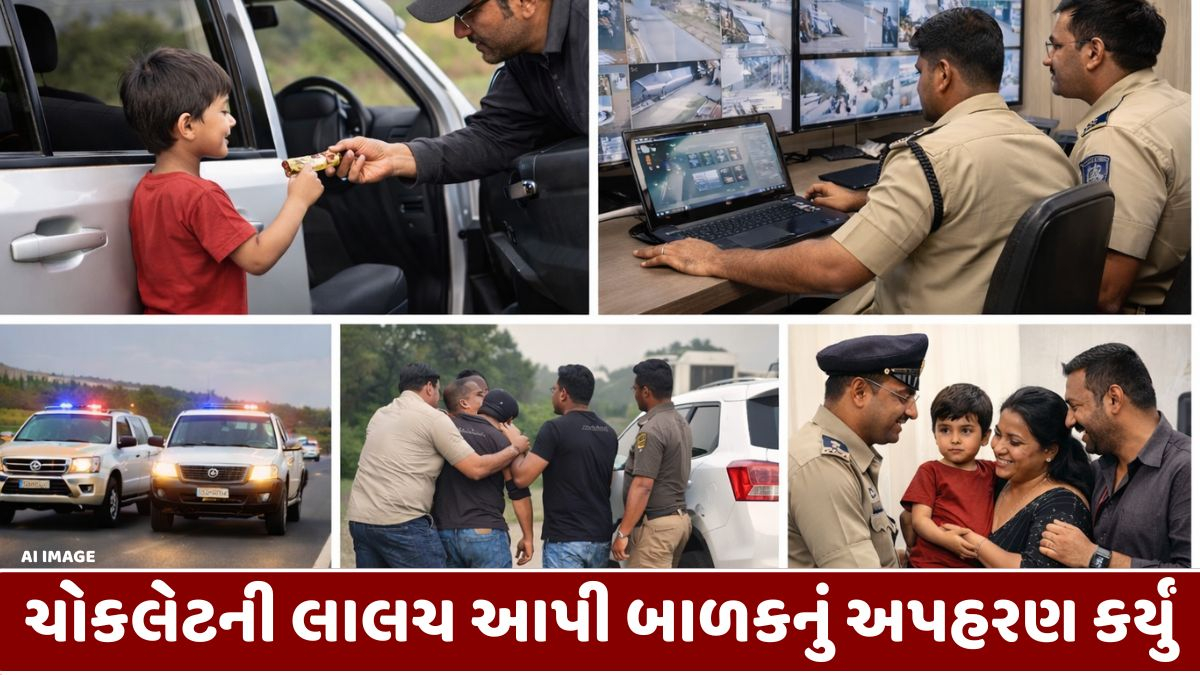 Banaskantha: ચોકલેટની લાલચ આપી બાળકનું કર્યુ અપહરણ, પોલીસે આરોપીને ગણતરીના કલાકોમાં ઝડપ્યો