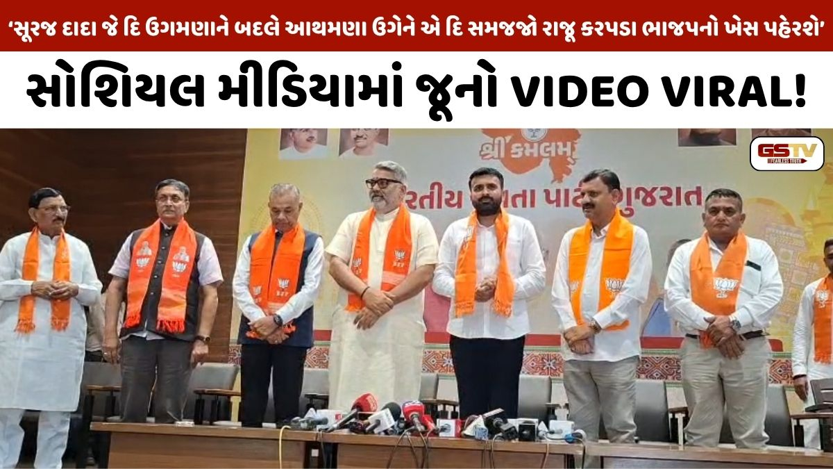 VIDEO: 'સૂરજ દાદા આથમણા ઉગે ત્યારે રાજુ કરપડા ભાજપનો ખેસ પહેરશે' - રાજુ કરપડાનો જૂનો વીડિયો વાયરલ
