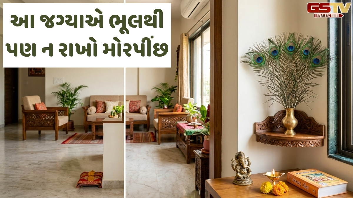 Religion: ઘરમાં મોરપીંછ રાખતી વખતે ન કરો આ ભૂલો, વધી શકે છે રાહુ-કેતુના અશુભ પ્રભાવ