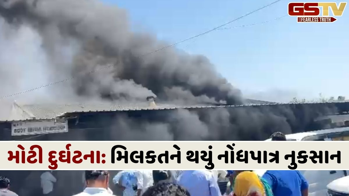 VIDEO: MEHSANA/ ગાડીઓમાં આગ ફાટી નીકળી, 14,000 લિટર જેટલા પાણીનો મારો ચલાવી કાબુ મેળવાયો
