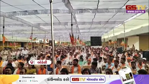 VIDEO: નાયબ મુખ્યમંત્રી હર્ષ સંઘવીએ બોડેલીની મુલાકાતે, આદિવાસી વિસ્તારમાં સભા ગજવી