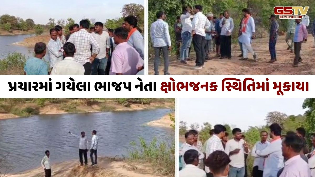 Chhota Udaipur news : 'પહેલા પુલ બનાવો, પછી...', પ્રચારમાં ગયેલા ભાજપ નેતાને ગ્રામજનોએ નદીએ લઈ જઈ બતાવ્યો અરીસો