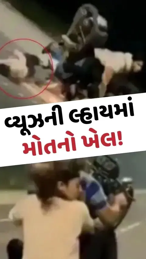 Viral Video: વ્યૂઝની લ્હાયમાં મોતનો ખેલ: હાઈવે પર જોખમી સ્ટંટ અકસ્માતમાં ફેરવાયો, અનેક લોકોના જીવ જોખમમાં મુકાયા