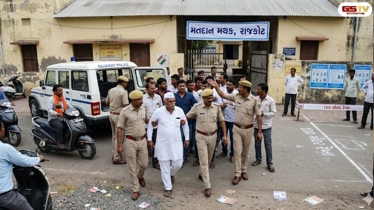 Rajkot news: વોર્ડ નંબર 15ના કોંગ્રેસી ઉમેદવાર સહિત 20ની અટકાયત, જાણો શું છે સમગ્ર મામલો