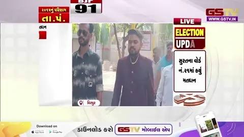 VIDEO: Rajkot / વીરપુરમાં પહેલા મતદાન, પછી જાન, વરરાજાએ લગ્ન મંડપે જતાં પહેલાં બજાવ્યો મતાધિકાર