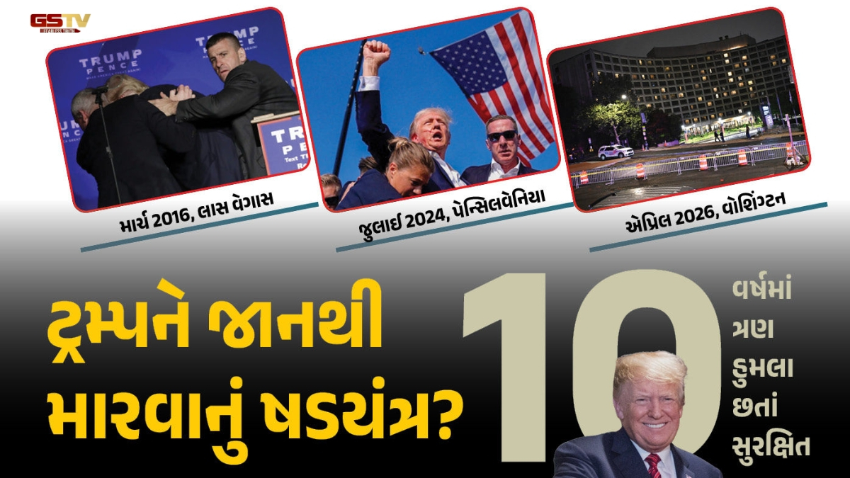Us news: અમેરિકાના રાષ્ટ્રપતિ ડોનાલ્ડ ટ્રમ્પ ફરી ટાર્ગેટ! જાણો અત્યાર સુધી ક્યારે ક્યારે થયા હુમલા