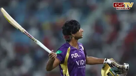 VIDEO: KKRના અંગકૃષ રઘુવંશીને ફટકારવામાં આવ્યો દંડ, ગુસ્સામાં બેટ અને હેલ્મેટ ફેંકવાની મળી સજા