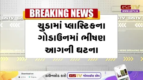 VIDEO/ Surendranagar: ચુડામાં પ્લાસ્ટિકના ગોડાઉનમાં વિકરાળ આગ, 'મેજર ફાયર કોલ' જાહેર કરાયો