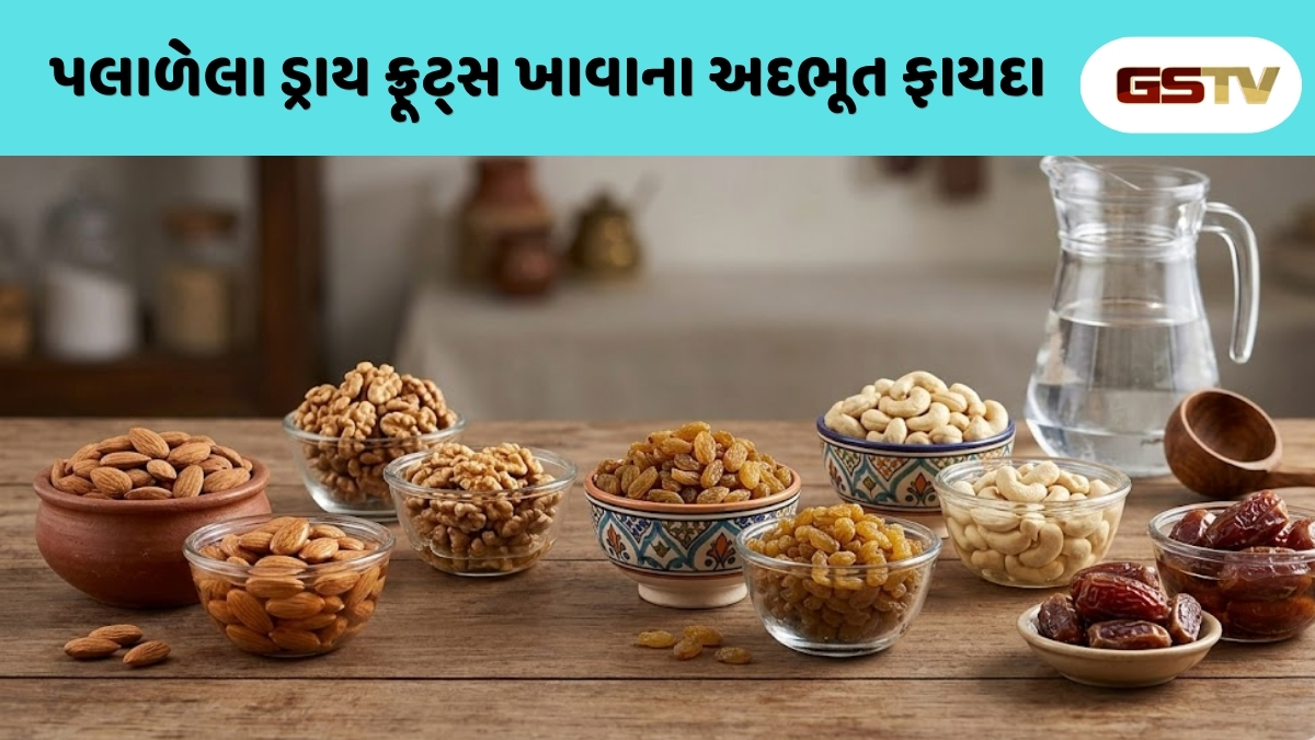 Health Tips : કયા ડ્રાય ફ્રૂટ્સને કેટલી મિનિટ પલાળીને ખાવાથી મળે છે બમણો ફાયદો? જાણો રીત