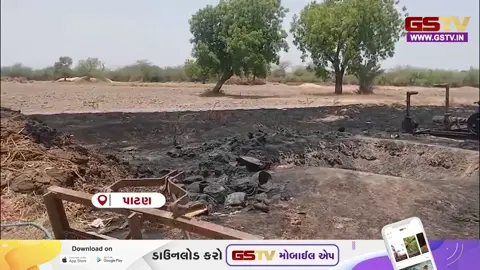 VIDEO: સમીના નાની ચંદુર ગામે ખેતરમાં લાગી ભીષણ આગ, ખેડૂતને લાખો રૂપિયાનું નુકસાન