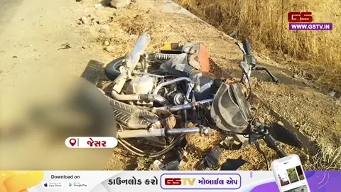VIDEO: Bhavnagar / જેસરના કરજાળા પાસે ટ્રક અને ટુ-વ્હીલર વચ્ચે ગમખ્વાર અકસ્માત; સાસુ-જમાઈનું ઘટનાસ્થળે જ કરુણ મોત