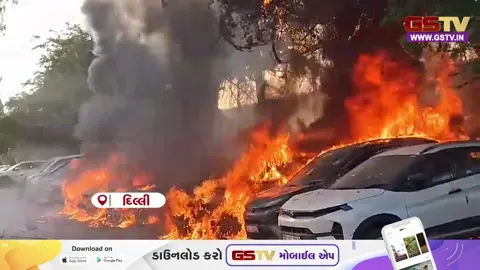 VIDEO: દિલ્હીના શાહદરા રેલ્વે લાઈન પાસે પાર્કિંગમાં લાગી ભીષણ આગ, ફાયર બ્રિગેડની અનેક ગાડીઓ ઘટનાસ્થળ પર પહોંચી