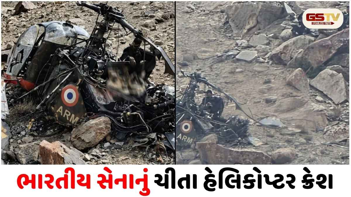 લદ્દાખમાં ભારતીય સેનાનું ચીતા હેલિકોપ્ટર ક્રેશ, મેજર જનરલ સહિત 3 અધિકારીઓ ઘાયલ
