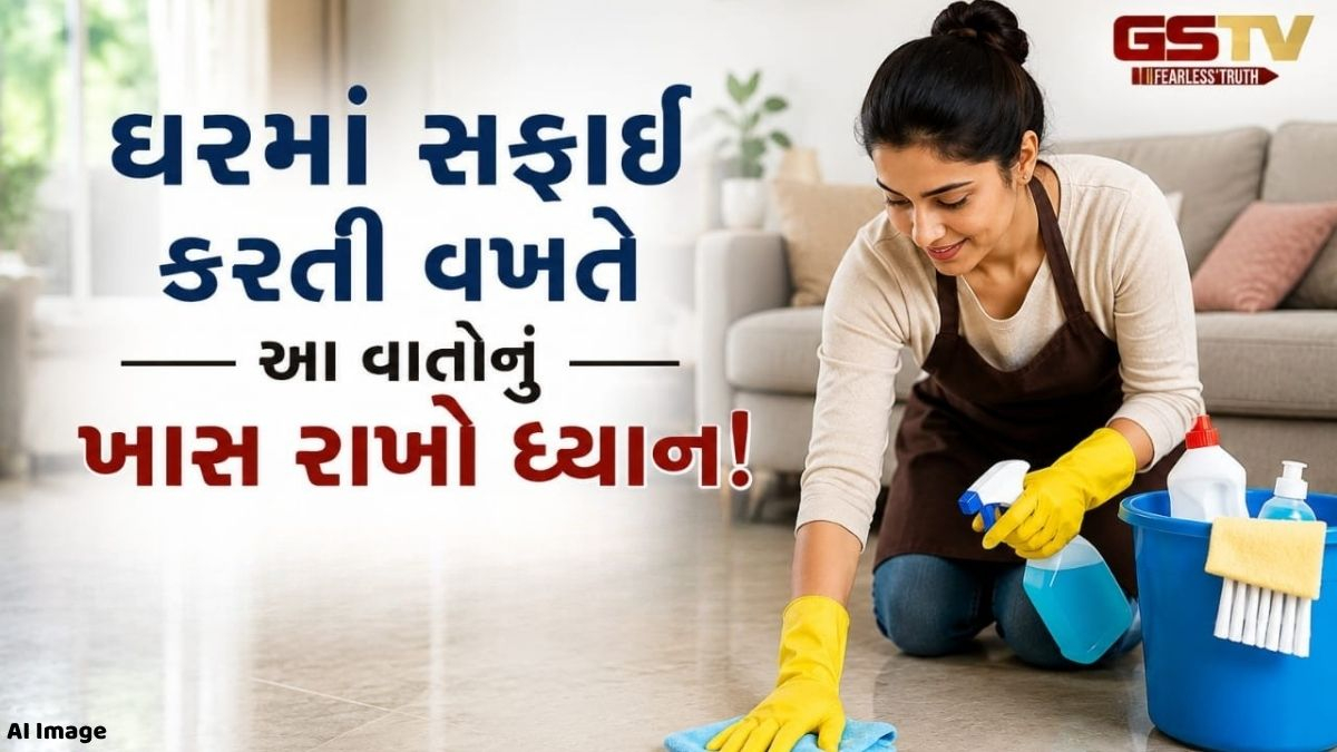 Vastu Tips: ઘરમાં સફાઈ કરતી વખતે આ વાતોનું ખાસ રાખો ધ્યાન! નહિંતર થઈ શકે છે નકારાત્મક અસર