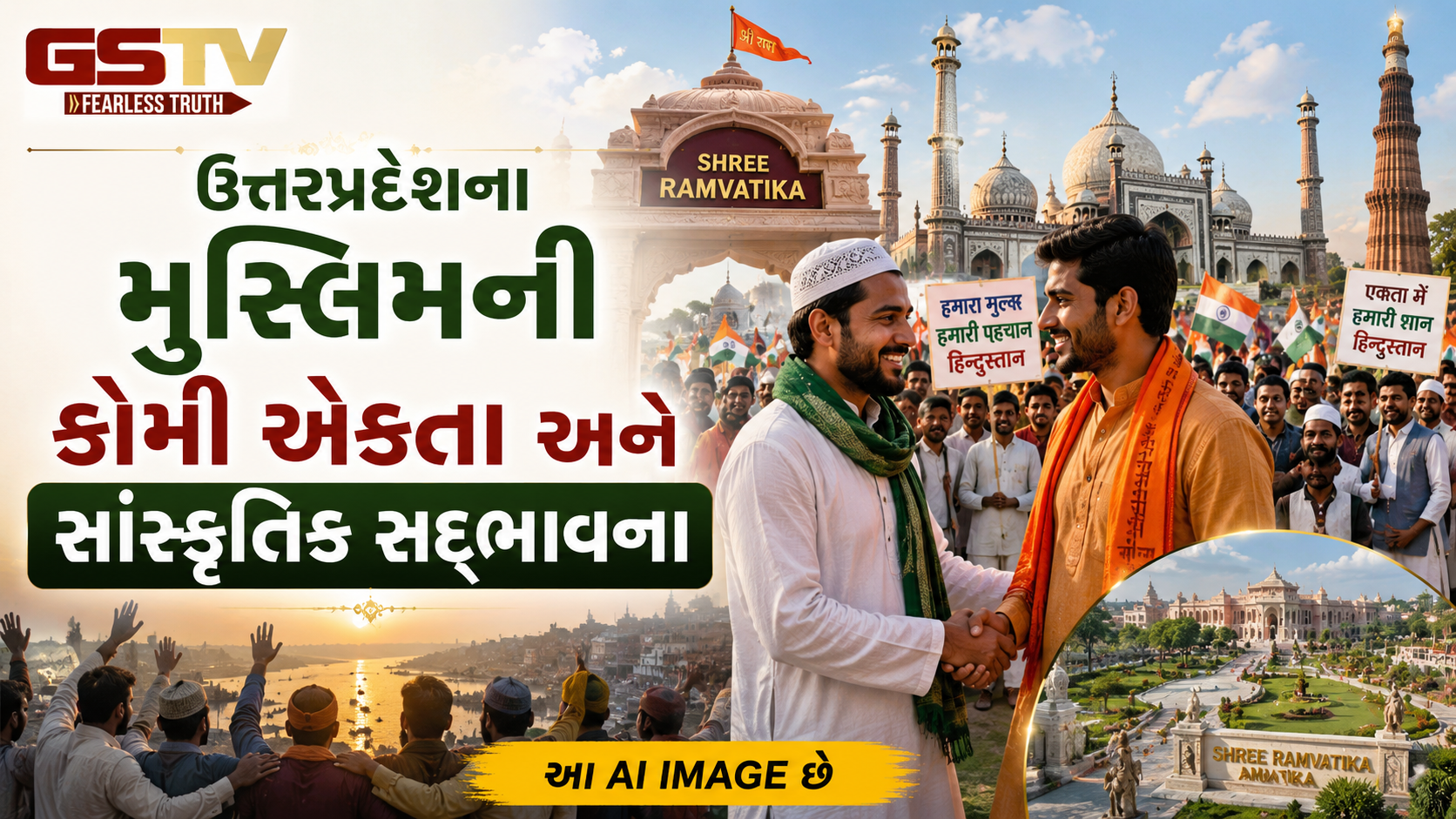 VIDEO: ઉત્તરપ્રદેશના મુસ્લિમની કોમી એકતા અને સાંસ્કૃતિક સદ્ભાવના