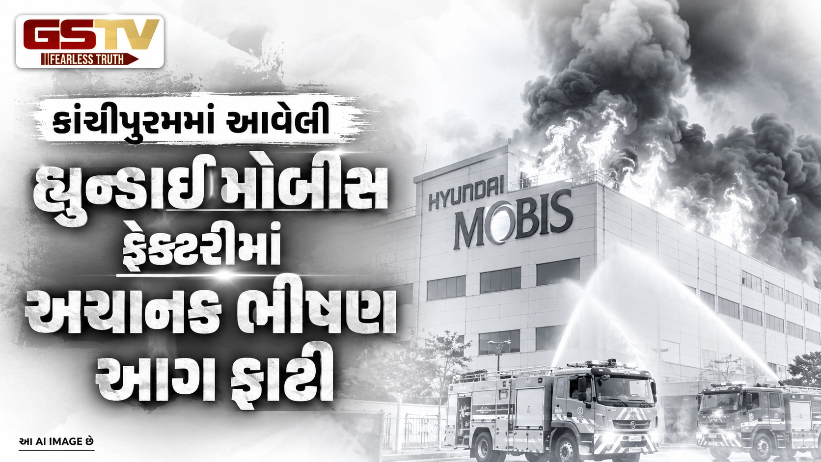 VIDEO: કાંચીપુરમમાં આવેલી હ્યુન્ડાઈ મોબીસ ફેક્ટરીમાં અચાનક ભીષણ આગ ફાટી