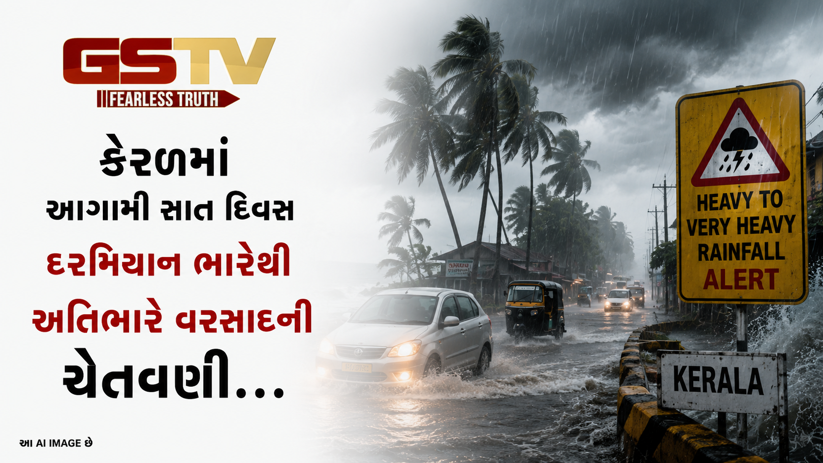 VIDEO: કેરળમાં આગામી સાત દિવસ દરમિયાન ભારેથી અતિભારે વરસાદની ચેતવણી