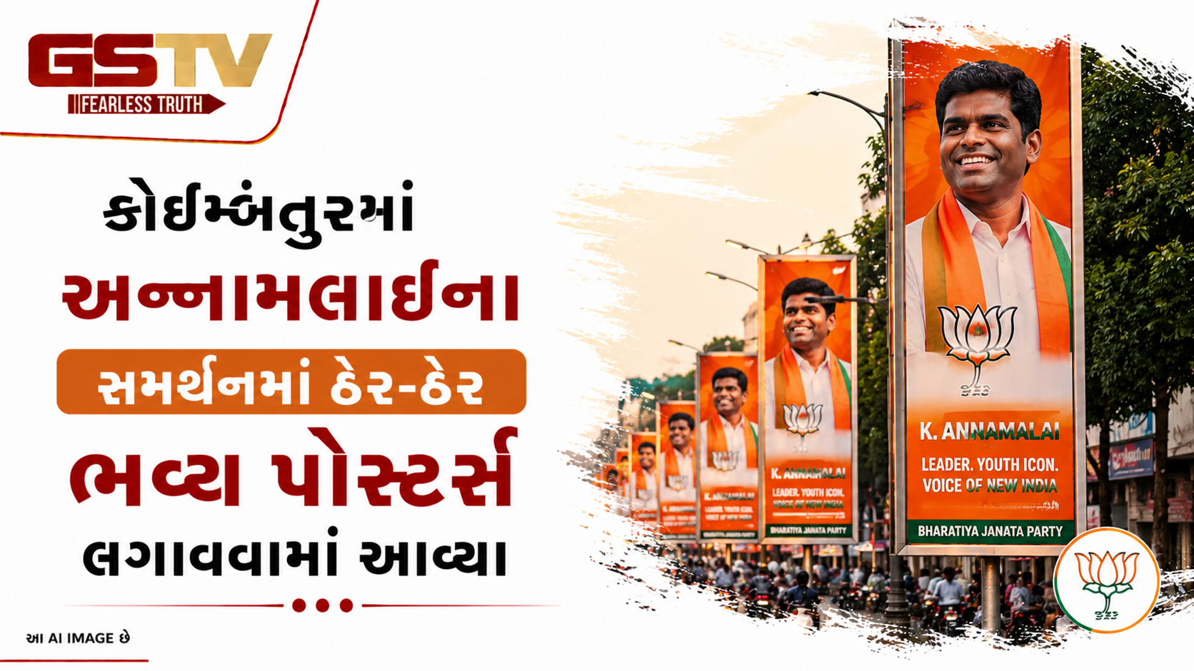 VIDEO:કોઈમ્બતુરમાં અન્નામલાઈનો દબદબો