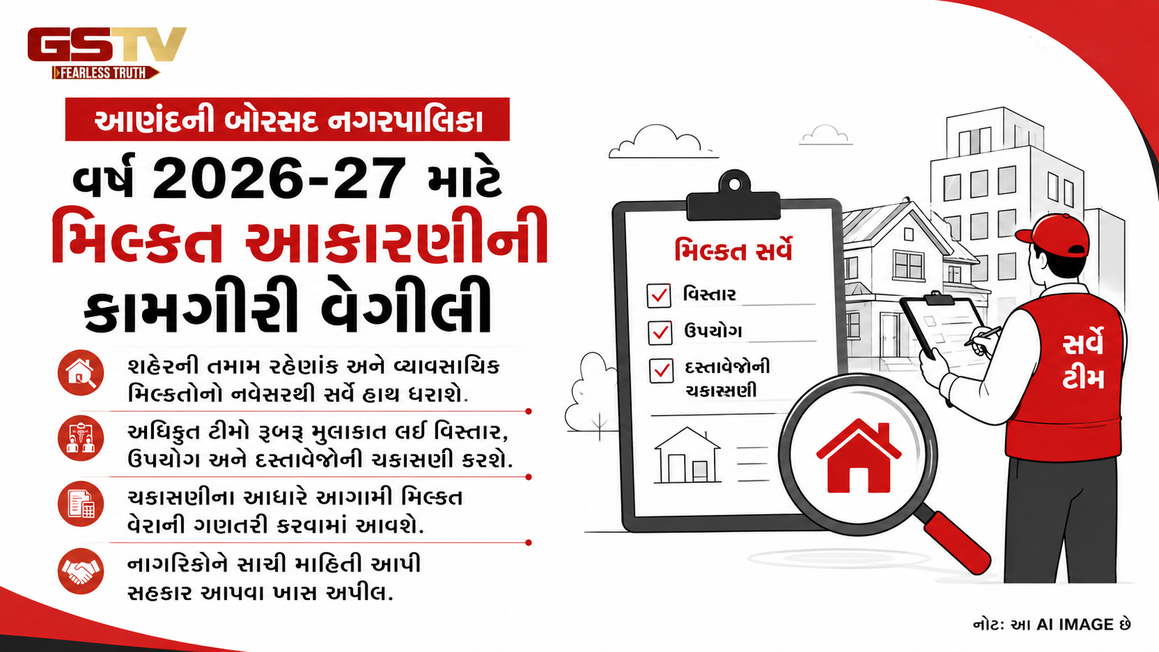 VIDEO: બોરસદ પાલિકાએ મિલકત આકારણીની કામગીરી કરી તેજ, નવેસરથી થશે સર્વે