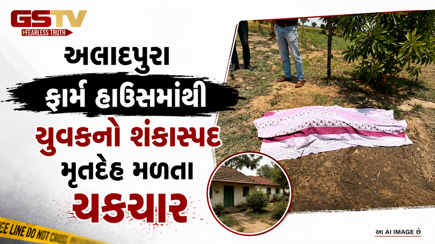 VIDEO : Vadodaraના અલાદપુરામાં ફાર્મ હાઉસમાંથી યુવકનો શંકાસ્પદ મૃતદેહ મળ્યો