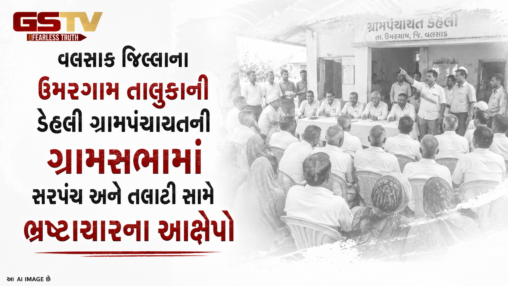 VIDEO: વલસાડ જિલ્લાના ઉમરગામ તાલુકાની ડેહલી ગ્રામપંચાયતની ગ્રામસભામાં સરપંચ અને તલાટી સામે ભ્રષ્ટાચારના આક્ષેપો