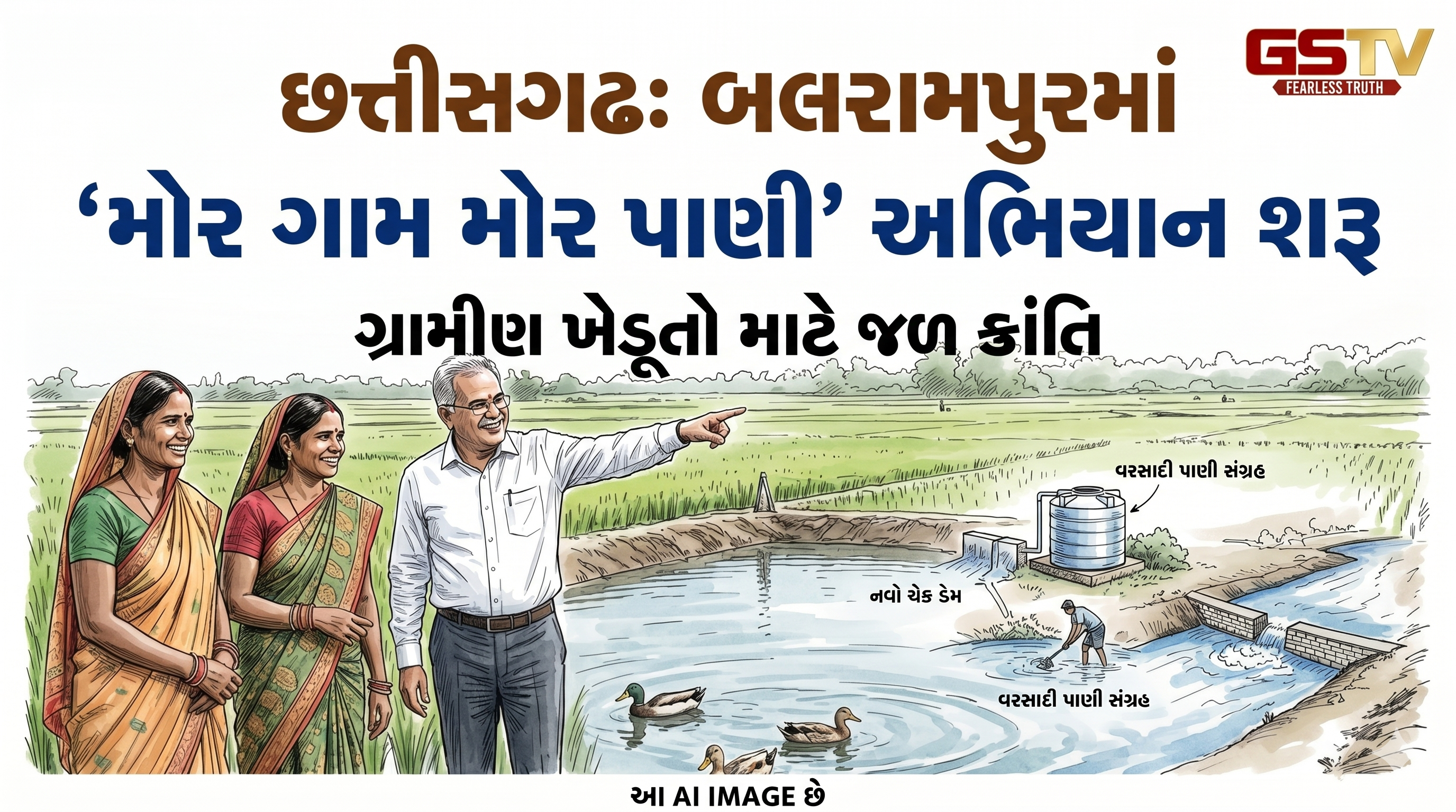 VIDEO: 'મોર ગામ મોર પાણી' અભિયાનથી બલરામપુરમાં જળ ક્રાંતિ