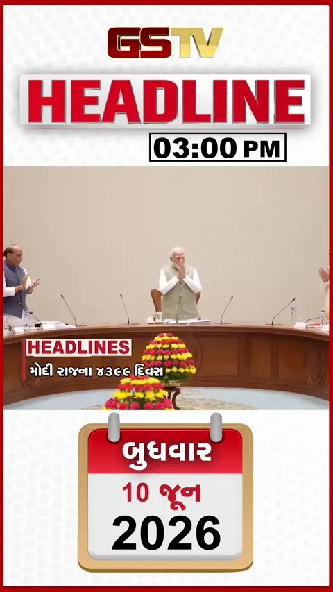 HEADLINE 3.00 PM/ રાજ્યમાં આગામી 7 દિવસ સામાન્ય વરસાદની આગાહી, ગાંધીનગર અમદાવાદમાં બ્લાસ્ટની ધમકી