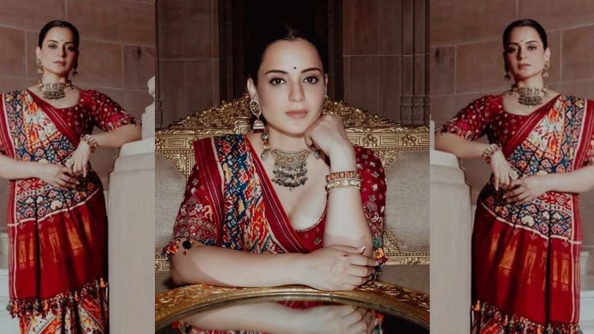 VIDEO: ટ્રેડિશનલ ગુજરાતી લુકમાં છવાઈ Kangana Ranaut