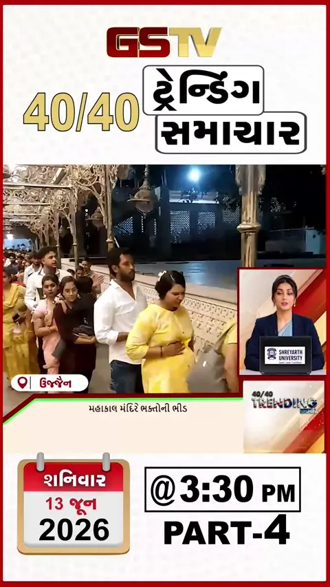 NEWS 40-40/ઉજ્જૈન મહાકાલ મંદિરે ભક્તો ની ભીડ, લખનૌમાં ધોધમાર વરસાદ